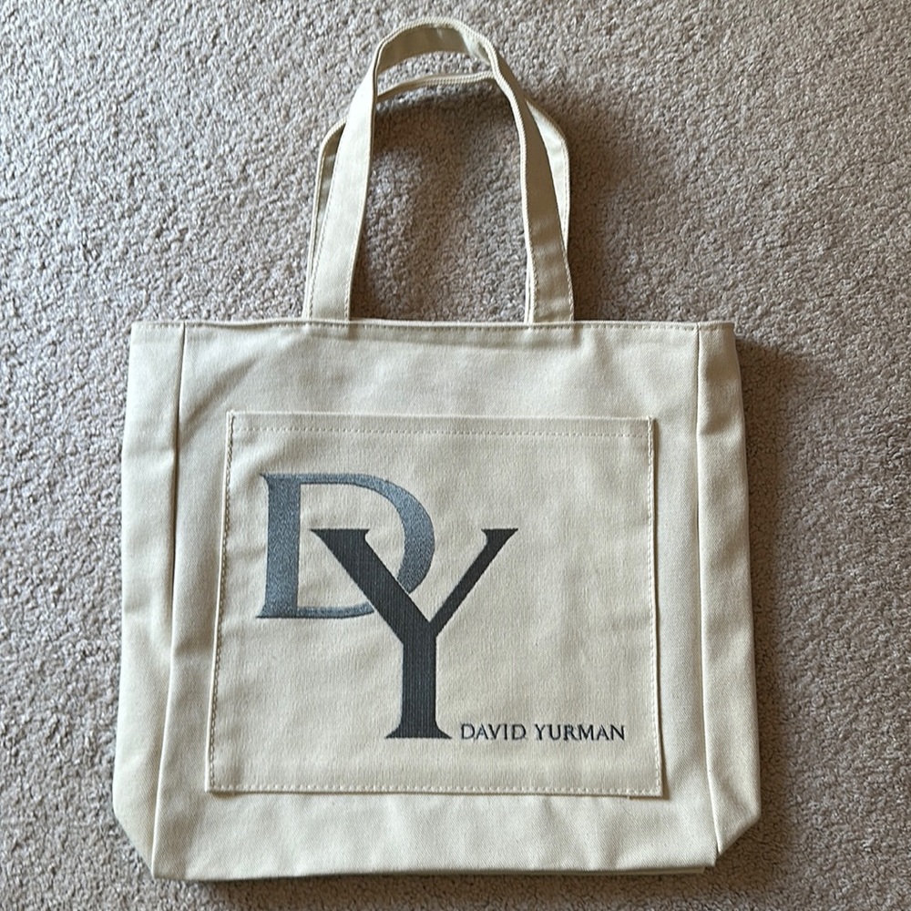 David Yurman brand new canvas tote bag